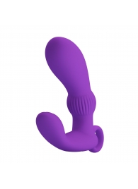Фиолетовый вибромассажёр для массажа простаты Cayla - 11,2 см. - Baile - в Петрозаводске купить с доставкой