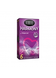 Презервативы с рёбрышками Domino Harmony - 6 шт. - Domino - купить с доставкой в Петрозаводске