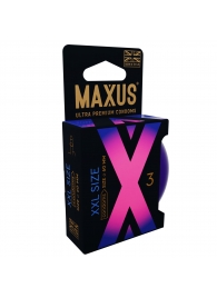 Презервативы Maxus XXL увеличенного размера - 3 шт. - Maxus - купить с доставкой в Петрозаводске