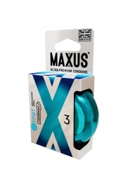 Презервативы Maxus G spot с двойной спиралью - 3 шт. - Maxus - купить с доставкой в Петрозаводске
