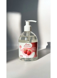 Лубрикант на водной основе Love Protection Raspberry с ароматом малины - 300 мл. - Lola Games - купить с доставкой в Петрозаводске