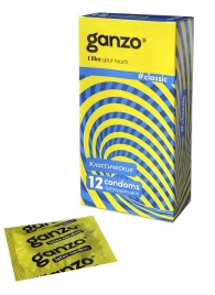 Классические презервативы с обильной смазкой Ganzo Classic - 12 шт. - Ganzo - купить с доставкой в Петрозаводске