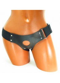 Трусики для страпона коричневого цвета - БДСМ Арсенал - купить с доставкой в Петрозаводске