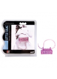 Эрекционное кольцо с вибратором LITTLE LILAC - Dream Toys - в Петрозаводске купить с доставкой