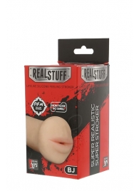 Нежный мастурбатор-ротик REALSTUFF 5INCH MASTURBATOR BJ - Dream Toys - в Петрозаводске купить с доставкой