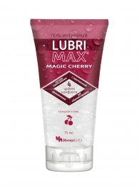 Интимный гель-смазка на водной основе Lubrimax Magic Cherry - 75 мл. - ИнтелБИО - купить с доставкой в Петрозаводске