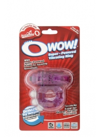 Фиолетовое эрекционное виброкольцо OWOW PURPLE - Screaming O - в Петрозаводске купить с доставкой