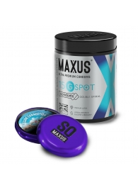 Гладкие презервативы Maxus G spot с двойной спиралью - 15 шт. - Maxus - купить с доставкой в Петрозаводске