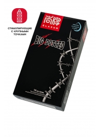 Презервативы с точками Elasun Big Dotted - 10 шт. - Elasun - купить с доставкой в Петрозаводске
