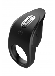 Черное эрекционное виброкольцо Vibro Lust Ring - MALESATION - в Петрозаводске купить с доставкой