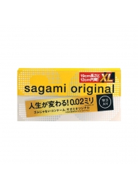 Презервативы увеличенного размера Sagami Original 0.02 XL-size - 12 шт. - Sagami - купить с доставкой в Петрозаводске