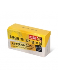 Презервативы увеличенного размера Sagami Original 0.02 XL-size - 12 шт. - Sagami - купить с доставкой в Петрозаводске