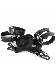 Черный комплект для растяжки на кровати «Новичок» - Sitabella - купить с доставкой в Петрозаводске