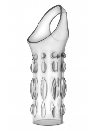 Прозрачная насадка на пенис Stretchy Studded Penis Sleeve Ring - Blush Novelties - в Петрозаводске купить с доставкой