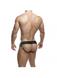 Телесный фаллопротез на черных эластичных ремнях 7 Inch Hollow Strap On - 17 см. - Blush Novelties - купить с доставкой в Петрозаводске