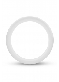 Белое люминесцентное эрекционное кольцо Silicone Glo Cock Ring - Blush Novelties - в Петрозаводске купить с доставкой