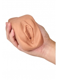 Маструбатор-вагина с вибрацией Soft   Wet Renata Realistic Tan Masturbator - Blush Novelties - в Петрозаводске купить с доставкой