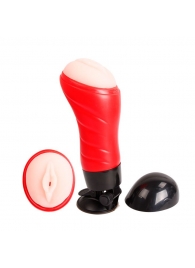 Мастурбатор-вагина Delia с вибрацией и голосом - Baile - в Петрозаводске купить с доставкой