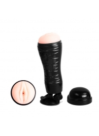 Мастурбатор-вагина Flora с присоской в основании - Baile - в Петрозаводске купить с доставкой