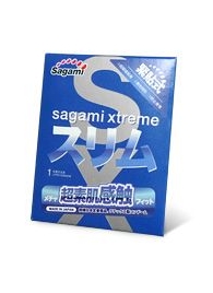 Презерватив Sagami Xtreme FEEL FIT 3D - 1 шт. - Sagami - купить с доставкой в Петрозаводске