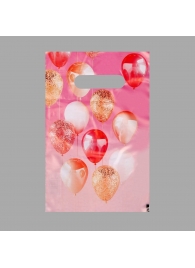 Пакет «Праздничные шары» с вырубной ручкой (20х30 см) - UPAK LAND - купить с доставкой в Петрозаводске