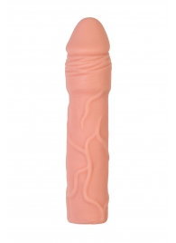 Телесная удлиняющая насадка с подхватом - 19 см. - ToyFa - в Петрозаводске купить с доставкой