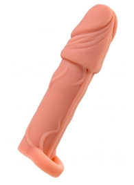 Телесная удлиняющая насадка с подхватом - 16 см. - ToyFa - в Петрозаводске купить с доставкой