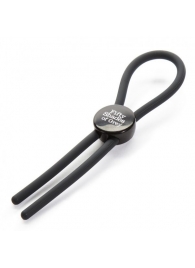 Тёмно-серое эрекционное кольцо с зажимом Again and Again Adjustable Cock Ring - Fifty Shades of Grey - в Петрозаводске купить с доставкой