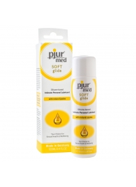 Силиконовый лубрикант с жожоба pjur MED Soft glide - 100 мл. - Pjur - купить с доставкой в Петрозаводске