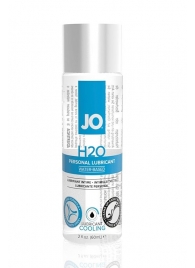 Охлаждающий лубрикант на водной основе JO Personal Lubricant H2O COOLING - 60 мл. - System JO - купить с доставкой в Петрозаводске