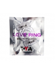 Прозрачное виброкольцо с двумя вибропульками - Toyfa Basic - в Петрозаводске купить с доставкой