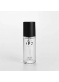 Съедобное cогревающее массажное масло Slow Sex - 50 мл. - Bijoux Indiscrets - купить с доставкой в Петрозаводске