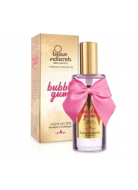 Разогревающее массажное масло Light My Fire Bubble Gum с ароматом бабл-гам - 100 мл. - Bijoux Indiscrets - купить с доставкой в Петрозаводске