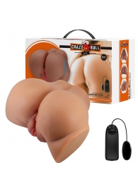 Карамельный мастурбатор-полуторс Emilia с вибрацией - Baile - в Петрозаводске купить с доставкой