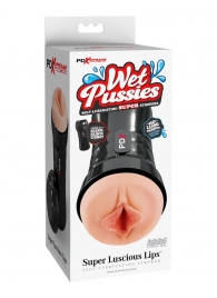 Мастурбатор-вагина в колбе Super Luscious Lips - Pipedream - в Петрозаводске купить с доставкой