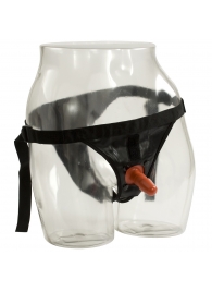 Трусики со штырьком для фиксации насадок Ultra Harness with Plug - Doc Johnson - купить с доставкой в Петрозаводске