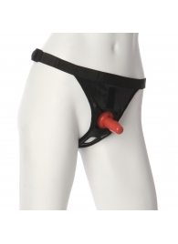 Трусики со штырьком для фиксации насадок Ultra Harness with Plug - Doc Johnson - купить с доставкой в Петрозаводске