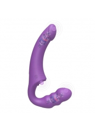 Фиолетовый безремневой страпон Straples Strap-On Dildo - Erokay - купить с доставкой в Петрозаводске