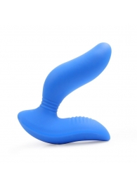 Синий вибромассажер простаты 3,5’’ Curve P-spot Massager - 12 см. - Erokay - в Петрозаводске купить с доставкой