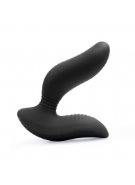 Черный вибромассажер простаты 3,5’’ Curve P-spot Massager - 12 см. - Erokay - в Петрозаводске купить с доставкой