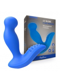 Синий вибромассажер простаты 3,5’’ P-spot Massager - 12,5 см. - Erokay - в Петрозаводске купить с доставкой