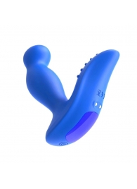 Синий вибромассажер простаты 3,5’’ Remote Control P-spot Massager - 12,5 см. - Erokay - в Петрозаводске купить с доставкой