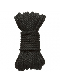 Черная верёвка для связывания и фиксации Bind Tie - 9,14 м. - Doc Johnson - купить с доставкой в Петрозаводске