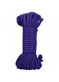 Фиолетовая верёвка для связывания и фиксации Bind Tie - 9,14 м. - Doc Johnson - купить с доставкой в Петрозаводске