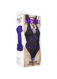 Фиолетовая верёвка для связывания и фиксации Bind Tie - 15,24 м. - Doc Johnson - купить с доставкой в Петрозаводске