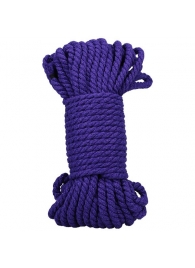 Фиолетовая верёвка для связывания и фиксации Bind Tie - 15,24 м. - Doc Johnson - купить с доставкой в Петрозаводске