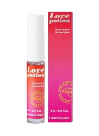 Возбуждающий блеск для губ Love Potion - 8 мл. - Love to Love - купить с доставкой в Петрозаводске