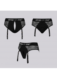 Трусики для фиксации насадок Strap-on-me Harness Lingerie Diva XS - Strap-on-me - купить с доставкой в Петрозаводске