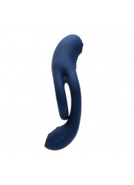 Синее эрекционное виброкольцо с двойным подхватом мошонки Ring Around The Rosy - Zero Tolerance - в Петрозаводске купить с доставкой