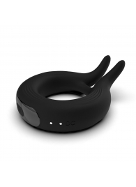 Черное эрекционное кольцо Marry Me Rechargeable Vibrating Cockring - Adrien Lastic - в Петрозаводске купить с доставкой